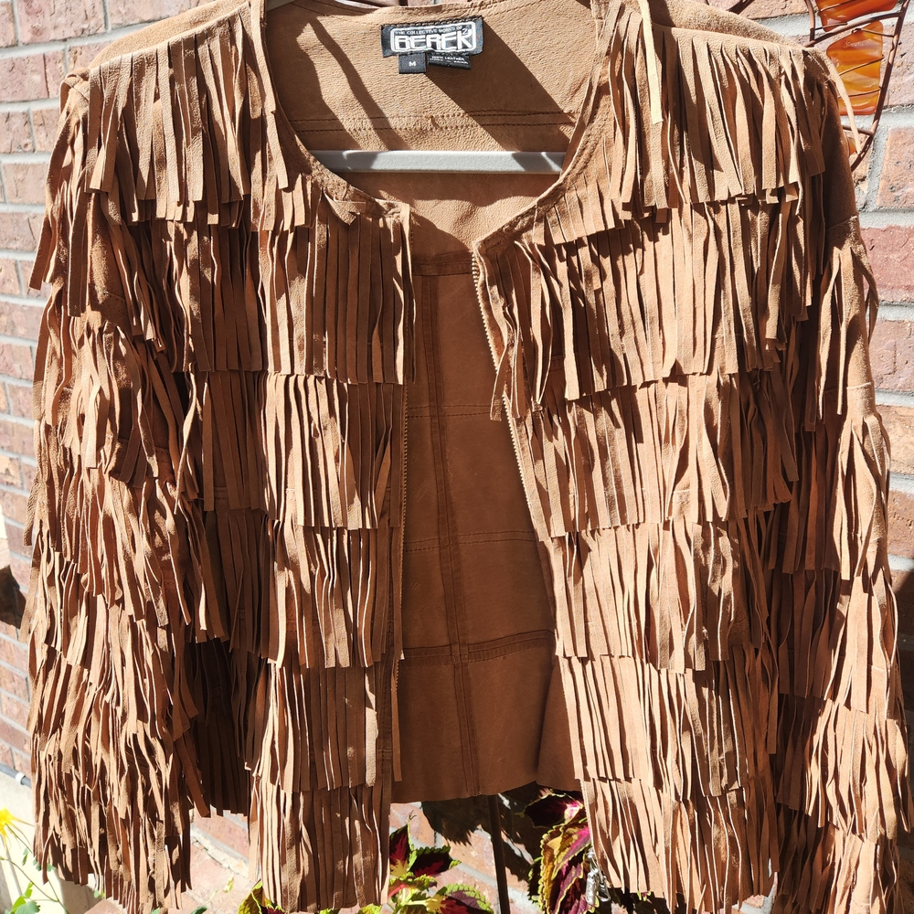 Berek Genuine Suede Fringe Jacket